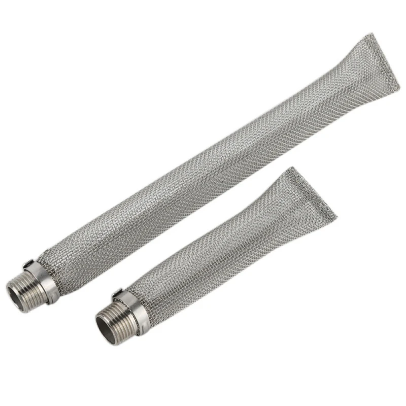 Reusable Beer Filter Stainless Steel 6/12 Inch Durable Mesh Strainer Tube Bazooka for Home Brewing Bar Tool | Дом и сад