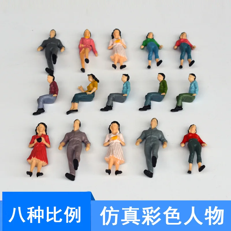 

DIY Color Architecture Figurine Material Static Model Sand Table Figurine Figure Sand Table Doll Toy 1/25-1/200
