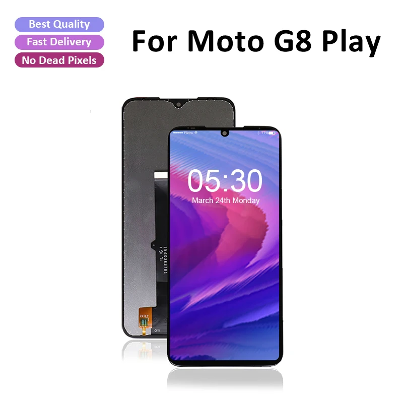 10 шт./лот для Moto G8 play ЖК дисплей сенсорный экран дигитайзер сборка Замена