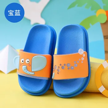 

Small Boys Slippers Summer Girls Home Shoe Indoor Soft Outer Wear Cute Toddler Kids Flip Flops Animal Prints Children Slippers