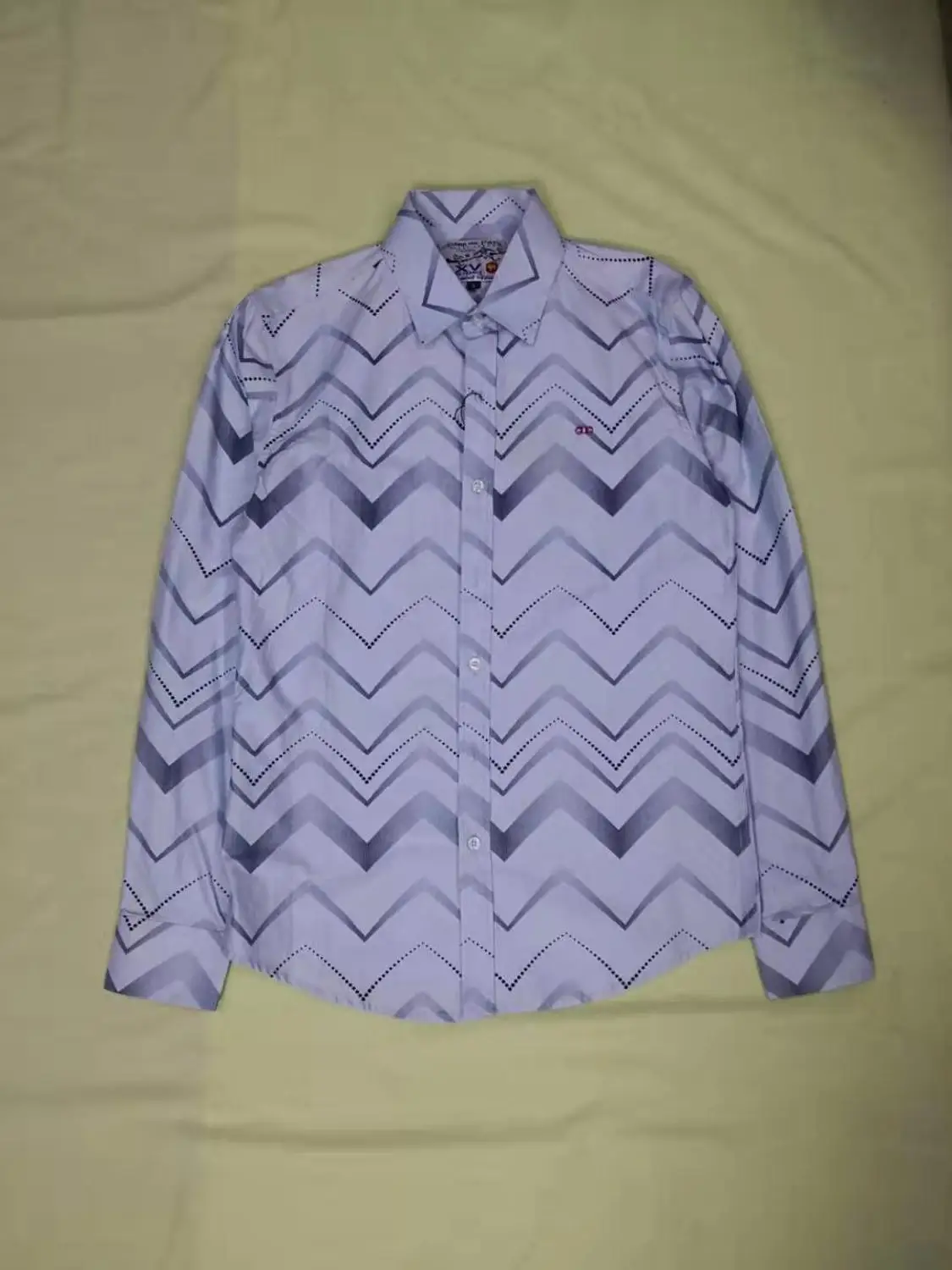 Рубашка с вышивкой, camisa masculina, мужские рубашки с длинным рукавом, хлопок, Social hombre eden park faconnable Сорочки мужские - Цвет: 3