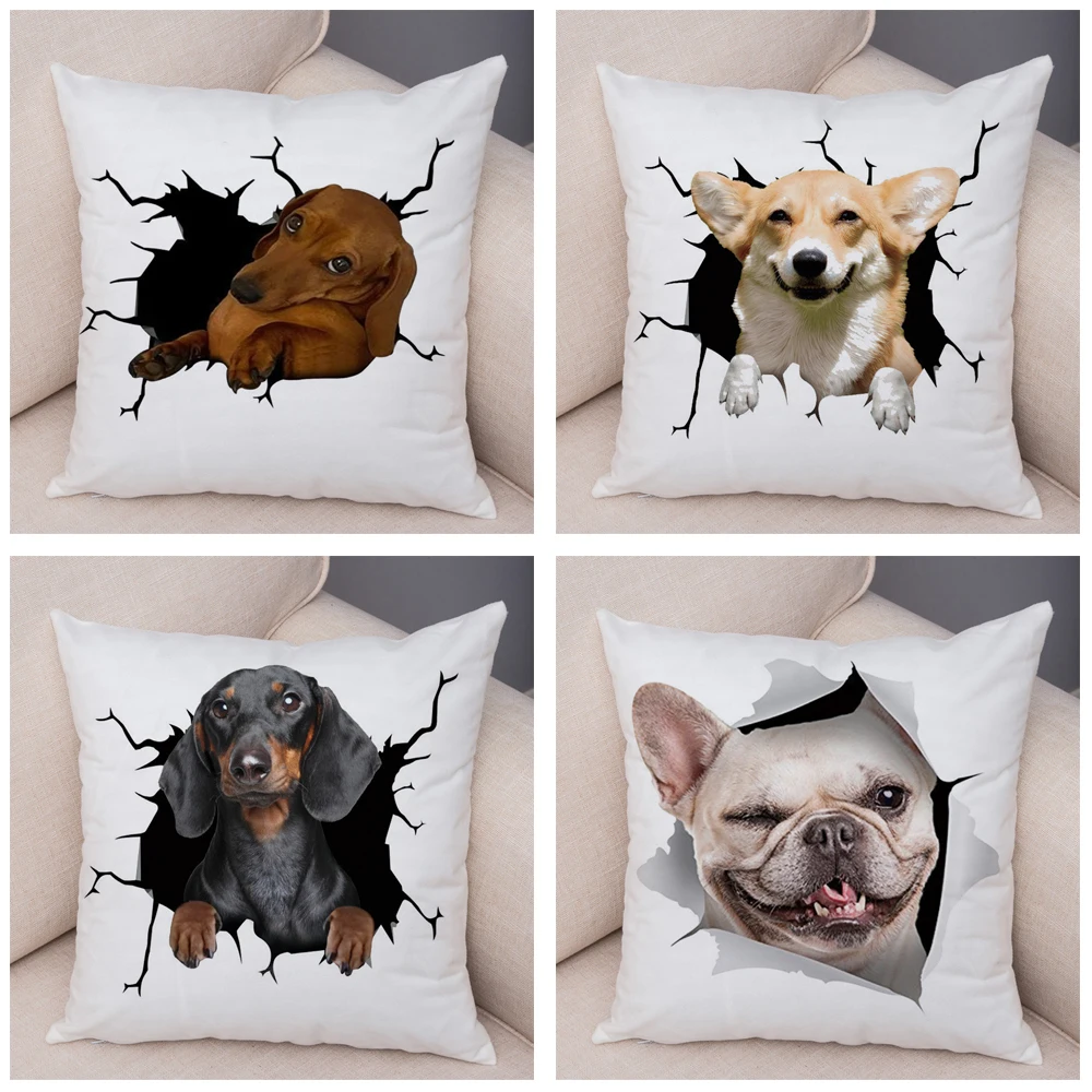 Home 3D French Bulldog Plush Pillow