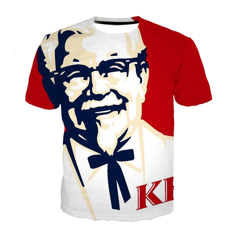 Мужская футболка KFC новая толстовка с 3D-принтом толстовки штаны модные