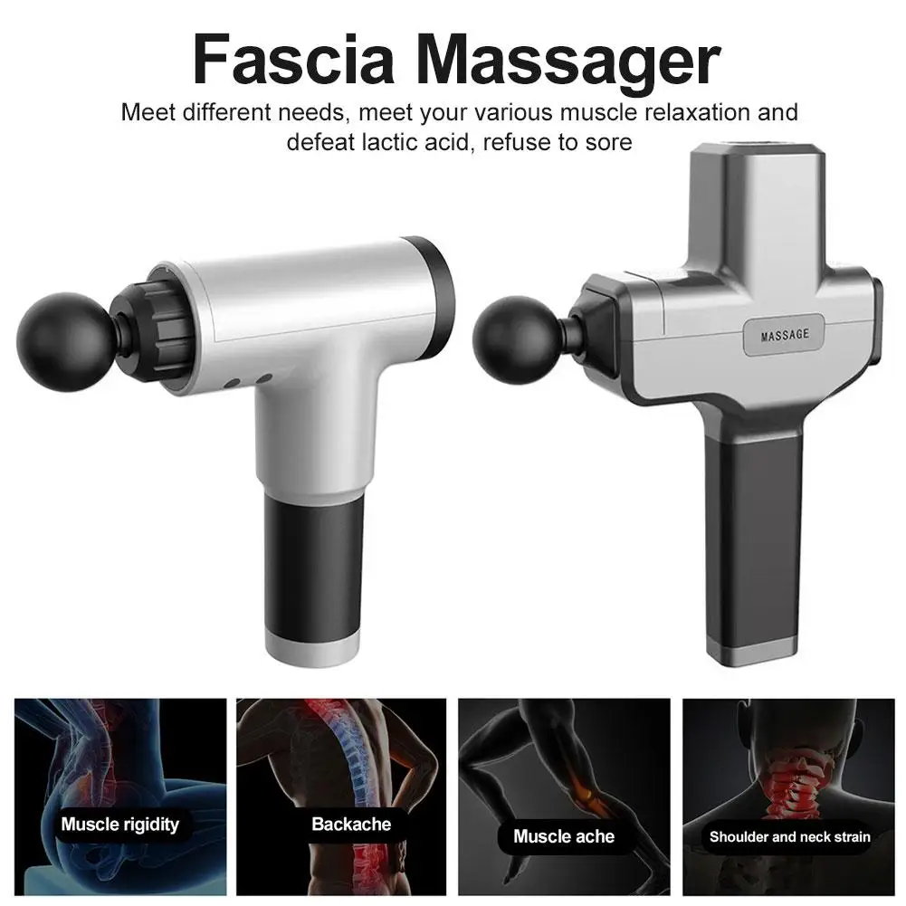 

3200r/min Multi-functional Muscle Massage Gun Deep Tissue Massager Therapy Gun Exercising Muscle Pain Relief Body Shaping