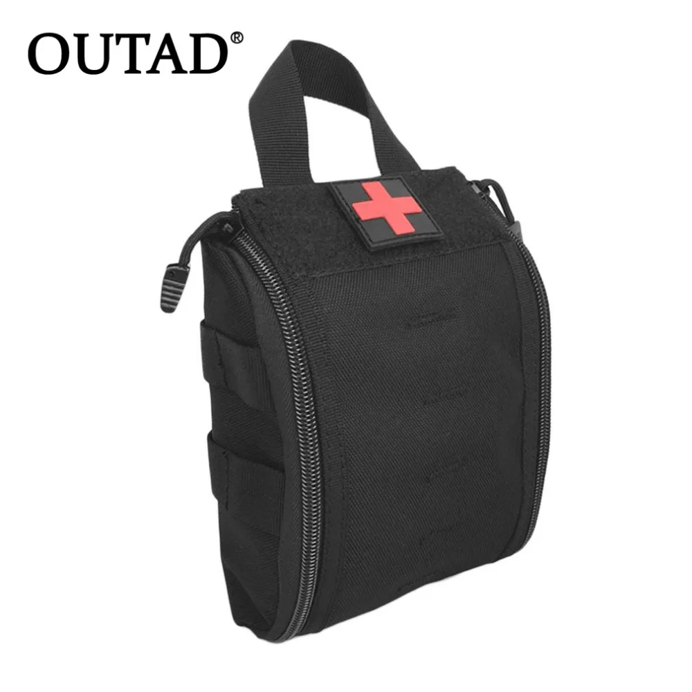 

OUTAD Outdoor Sport Medical Bag Tactical First Aid Kit Multifunctional Pack Emergency Survival Empty Bag For Travel Camping Hot