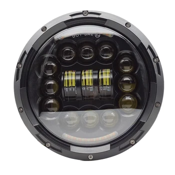 

7 Inch Motorcycle LED Headlight with Turn Signal Halo DRL for Lada Niva Jeep Suzuki Samurai
