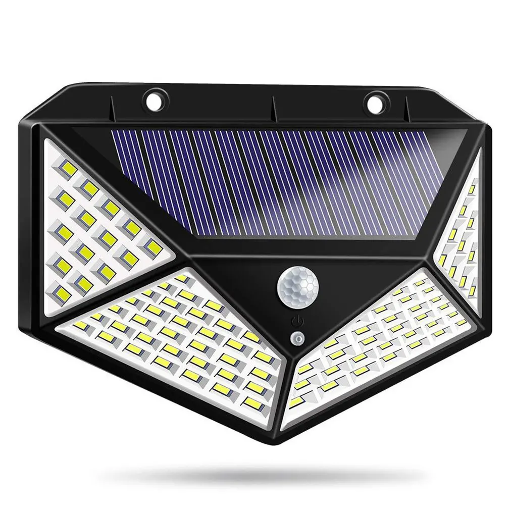 

ICOCO 100LED Solar Lights Outdoor Wireless Motion Sensor Wall Yard Garden Pathway Lamp