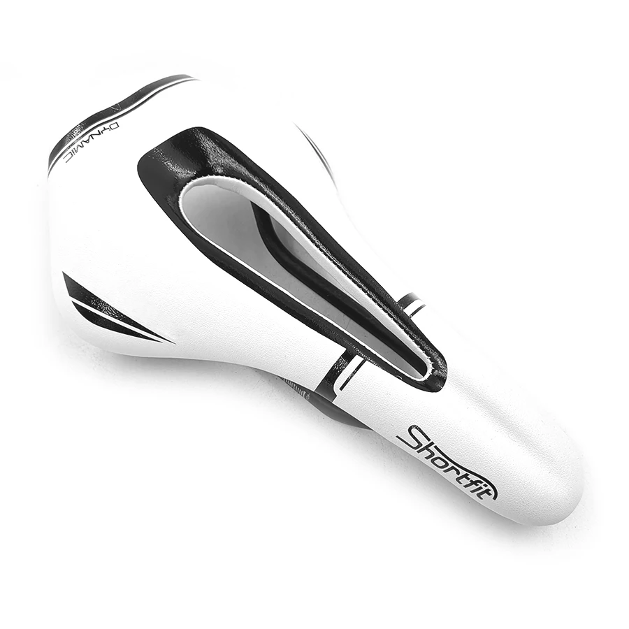 Легкий Tt велосипедное седло широкое для триатлона велосипедное седло Selle Sans Shortfit шоссейное Велосипедное Сиденье для гонок мужские велосипедное седло запчасти - Цвет: white-black
