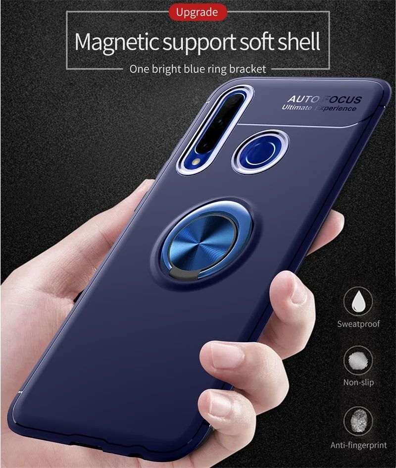 Чехол для huawei Honor 10i чехол роскошный кожаный мягкий силиконовый Край Ткань задняя оболочка защитный корпус для Honor 10i чехлы