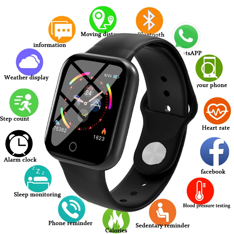 

Smart Watches Blood Pressure Pedometer Multiple Dials Heart Rate Men Women Fitness Tracker For Apple Android Smart Watch VS B57