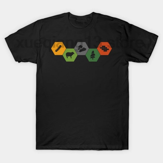 

Settlers of Catan Minimalistic Colored T-Shirt
