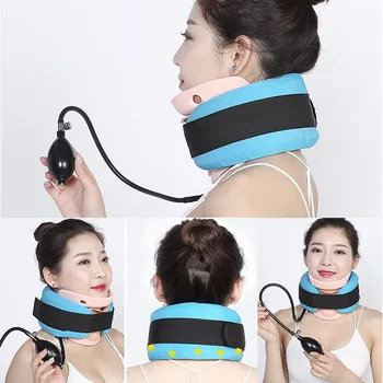 

Neck Support Cervical Traction Collar Protector Belt Massage Neck Posture Corrector Pain Relief Collar Cervical Traction Support