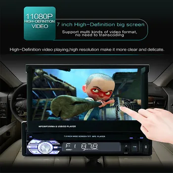 

New 7'' 9601G Upgraded Car Stereo MP5 Player Navi RDS AM FM Radio MP5/MP3 Player Black Car Electronics Bluetooth