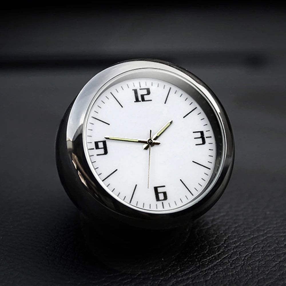 Car Clock Refit Interior Luminous Electronic Quartz Watch Clock Decoration Car Air Vents Outlet Clip Dashboard Time Display Clocks Aliexpress