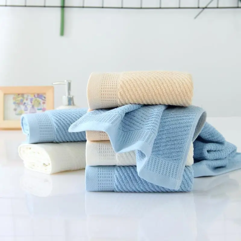 Face Hand Bath Cloth Bathroom Absorbent Towel Cotton Soft Bath Towels Fast Drying Beach Towels Shower Towels Bathroom Accessory