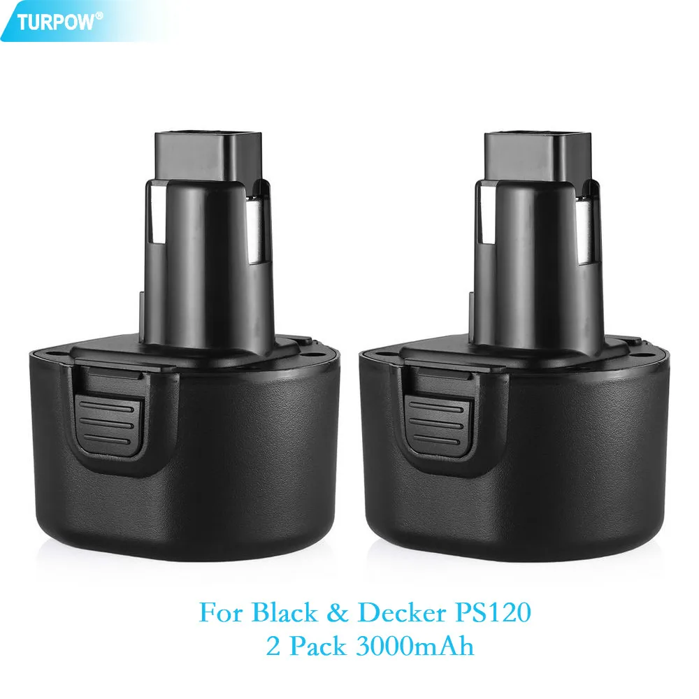 Аккумуляторная батарея для Black & Decker 9 6 V 3500mAh PS120 Ni MH PS310 PS3350 CD9600 CD9602K|Перезаряжаемые
