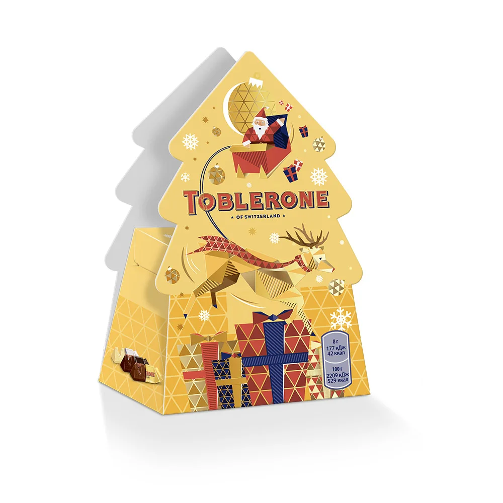TOBLERONE Подарочный набор Ёлочки 40 г | Продукты