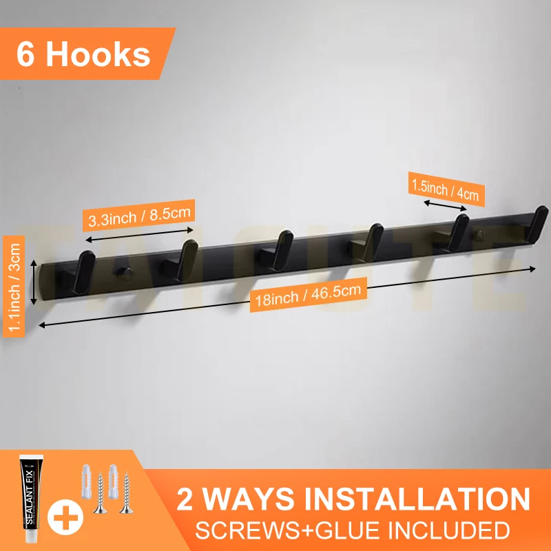 6 Hooks
