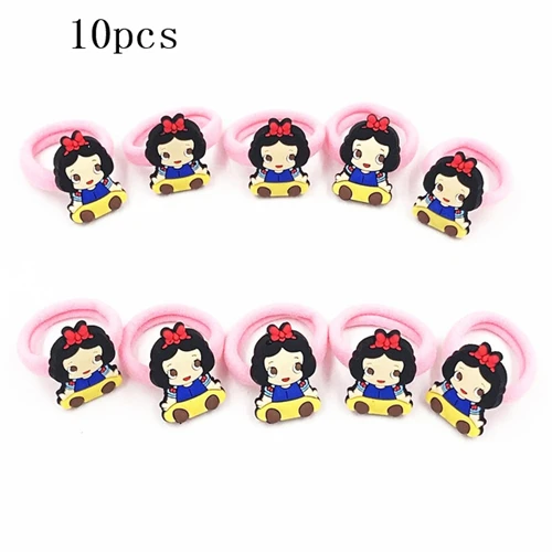 13-10pcs 10 шт./лот, заколки для волос с Микки и Минни, популярные Мультяшные резинки для волос, повязка на голову, рождественские аксессуары для волос для девочек, заколки для волос - Цвет: 13-10pcs