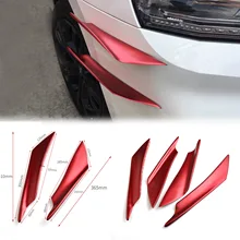 Автомобильный Универсальный Evo боевой воздушный нож автомобильный передний бампер спойлер автомобиль модифицированный дефлектор воздушный нож Pp