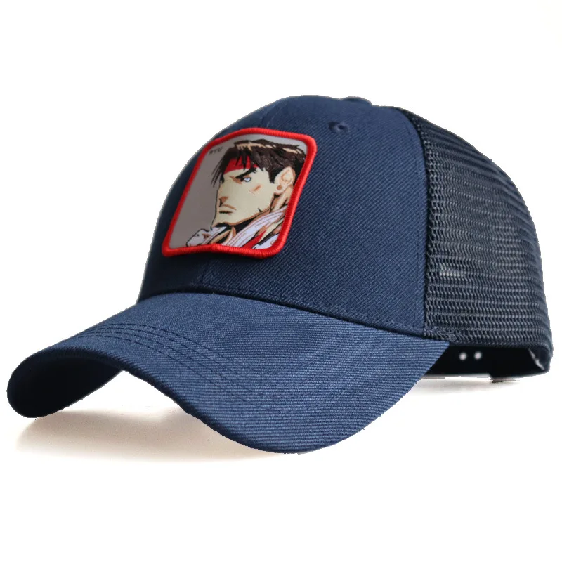 CDFNCG игра-боец вышивка Ryu Ken дышащая бейсбольная кепка Повседневная Хип-хоп Солнцезащитная шляпа для мужчин и женщин уличная одежда Muts