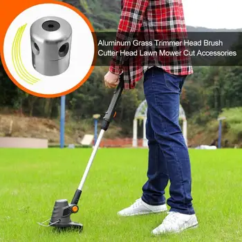 

Aluminum Grass Trimmer Head Brush Cutter Head Lawn Mower Cut Accessories