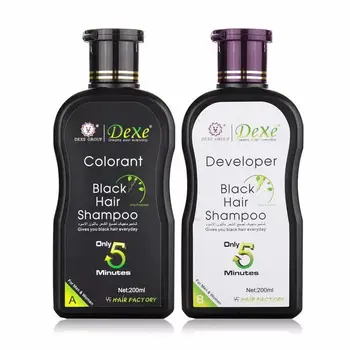 

500ml Organic Natural Fast Hair Dye Only 5 Minutes Noni Plant Essence Black Hair Color Dye Shampoo For Cover Gray White Hair