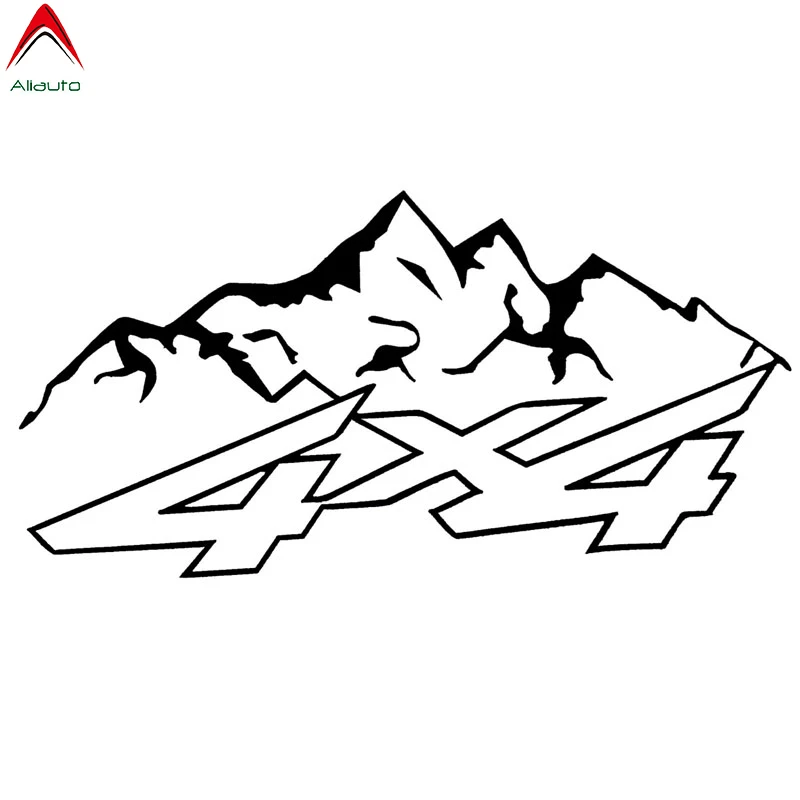 Aliauto Fashion Car Sticker 4 X Mountain Offroad Auto Motorcycles Accessories PVC Decal for Kia Rio Passat B6 Lada 17cm*8cm | Автомобили и