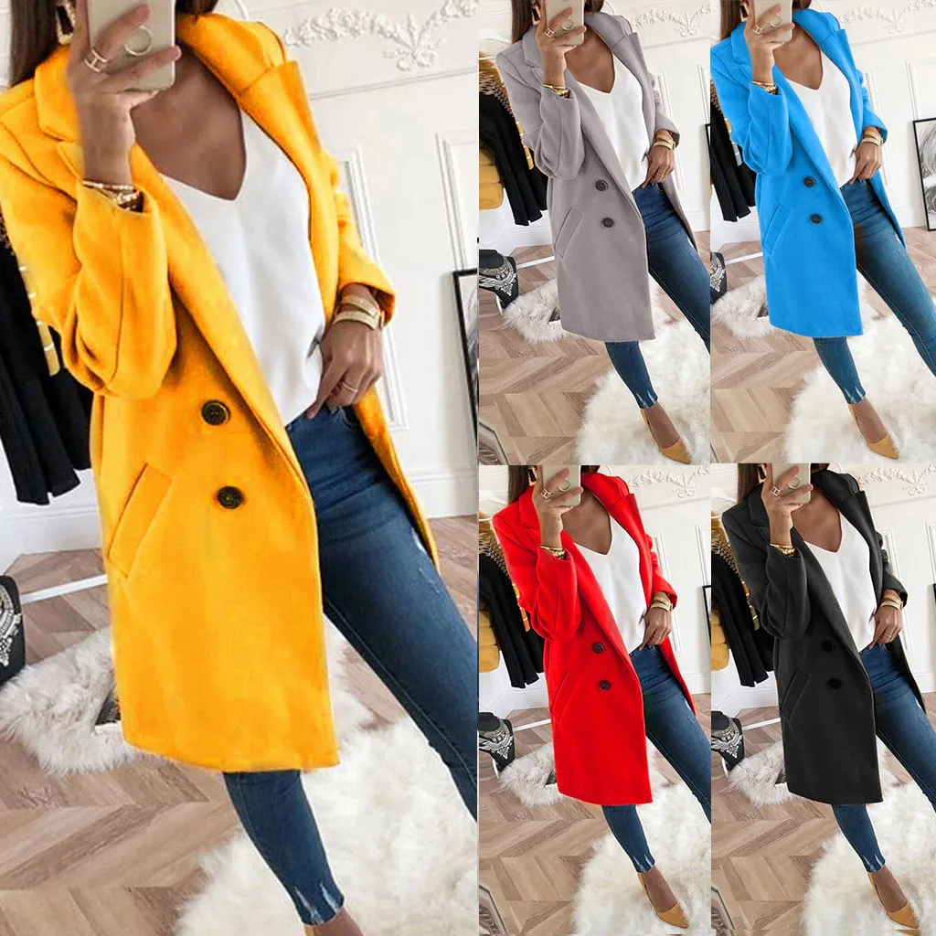 

2019 Woman Fashion Metropolis Coat пальто женское Long Wool Coat Elegant Blend Coats Slim Female Long Coat Outerwear Jacket