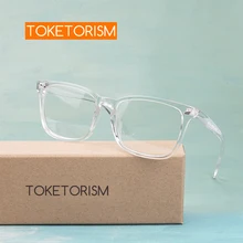 Toketorism modernas transparentes vintage hipster diseñador de marca de anteojos retro gafas marco hombres mujeres 2808