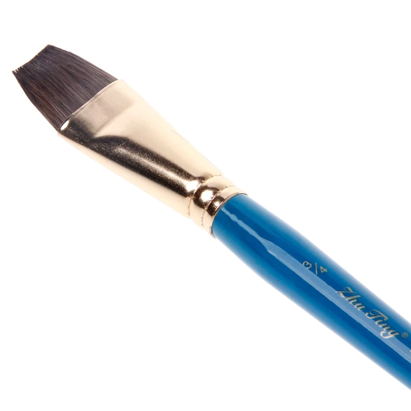 5 uds Set de pinceles y brochas de artista de pelo de camello acuarela pintura al óleo de acrílico dibujo