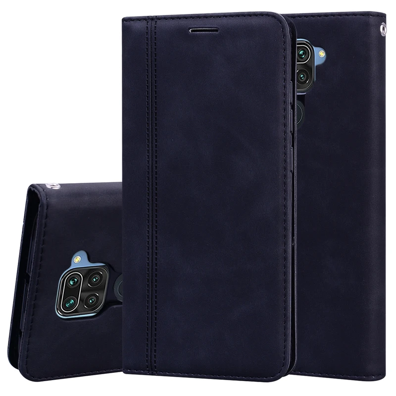 

Xiaomi Redmi Note 9 9S Pro 9 S Case Leather Flip For Redmi 10X Note 8 pro Soft Silicon Phone Cover For Xiaomi Redmi 9A 9C 9 Case