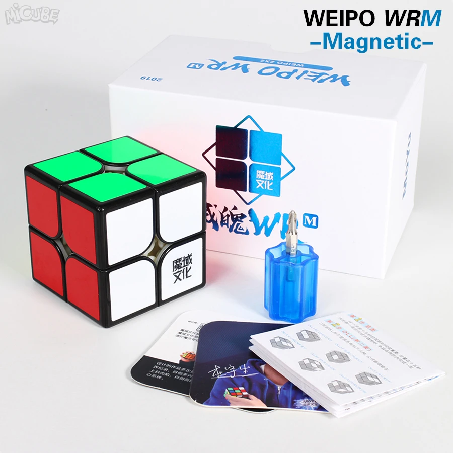 2x2 Cube speed Moyu Weipo WR WRM Магнитный куб на магнитах Neo Cubo Magico Puzzle Cube 2x2x2 Rubic игрушки для детей