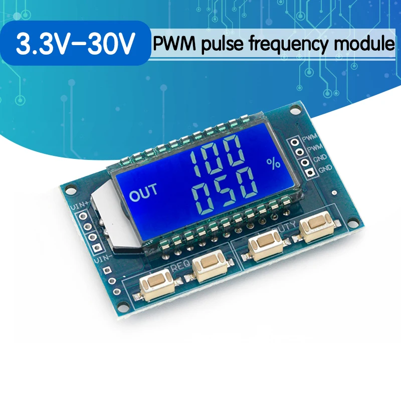 Генератор сигналов PWM импульсная Частота Рабочий цикл регулируемый модуль