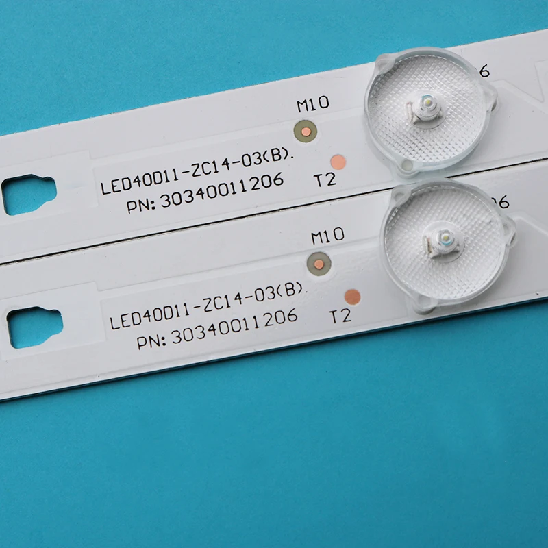 Для LE40F3000WX LK400D3HC34J светодиодный подсветка JVC LT-40E71 (A) светодиодный 40D11-ZC14-03 (B) 30340011206 1 комплект = 4 шт. 11 ламп