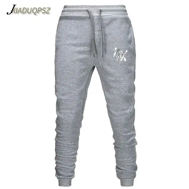 Neue mnner Hosen, уличный стиль, хип-хоп, XXXTentacion, Повседневный, Hosen Mnner, фитнес, Jogger Jogginghose Herbst, флисовый, Verdickung Schnrung - Цвет: WY1117 grey