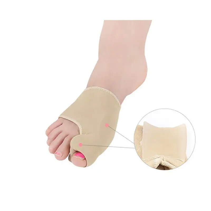 1 пара корректор Tiptoe Bunion большая кость пальца ноги ортопедические для женщин и мужчин эластичные многоразовые Уход за ногами выпрямитель защитный чехол