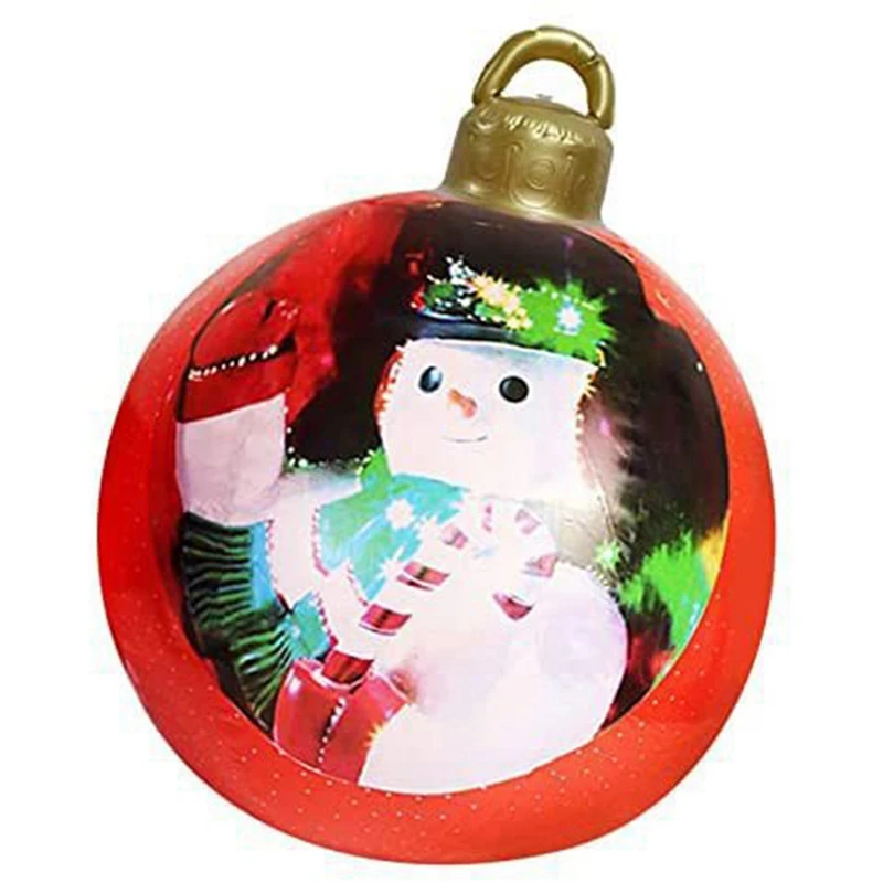 60cm Christmas Inflatables Decorative Ball Outdoor PVC Inflatable Ball