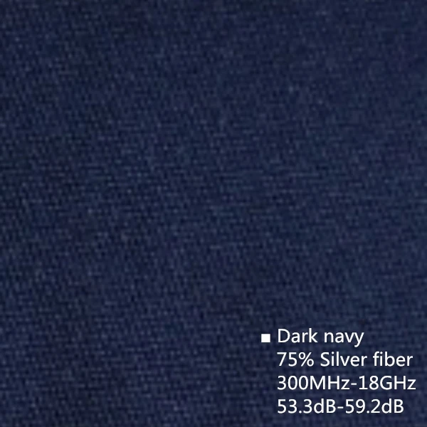 Подлинный набор электромагнитного излучения защитная одежда связь башня высокого напряжения провода EMF Экранирование спецодежды - Цвет: Dark navy 75Ag