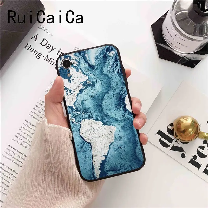 World map airplane travel