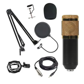 

Bm800 Condenser Microphone Host Computer Recording Stand Large Diaphragm Microphone Live Broadcast Equipment Set