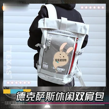

Cosplay Anime Arknights Texas waterproof Backpack Student Schoolbag Shoulders Bag Fashion Portable Messenger Bag Travel Bag