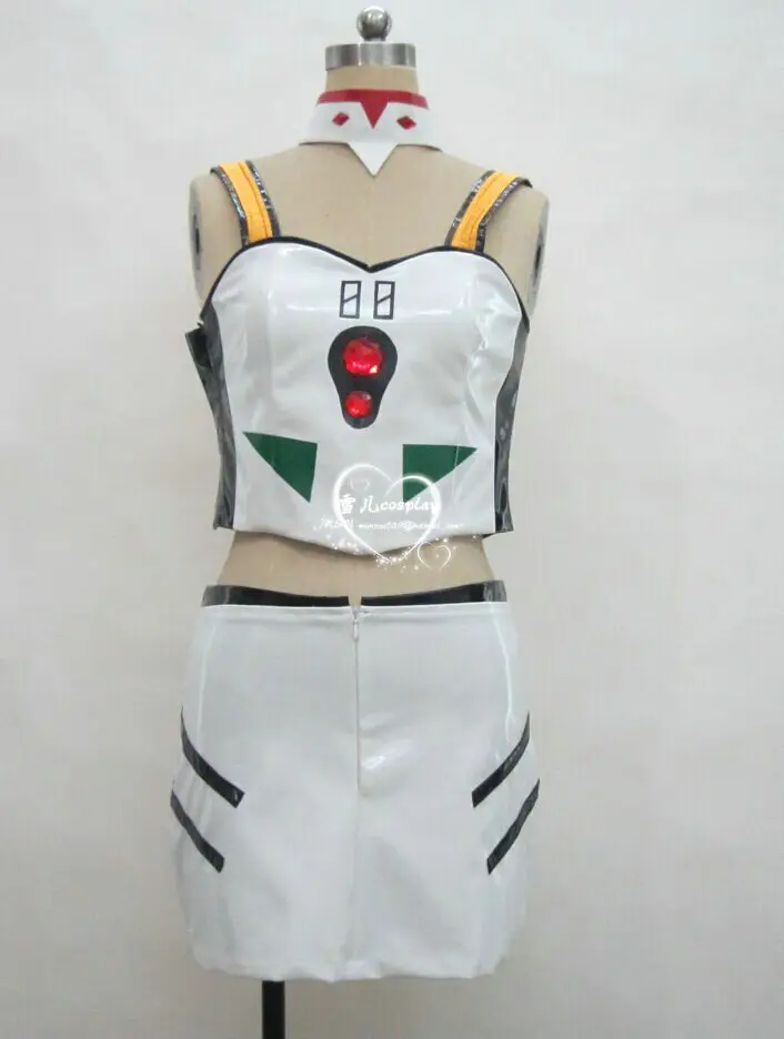 

Anime EVA Neon Genesis Evangelion Ayanami Rei Cosplay Costume Uniforms Racing Costume Halloween for Women