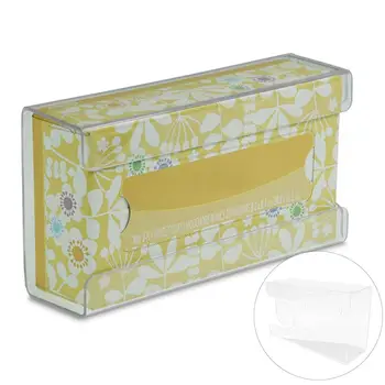 

Kitchen Transparent Acrylic Wall Mounted Disposable Gloves Storage Box Organizer Kitchen Organizer