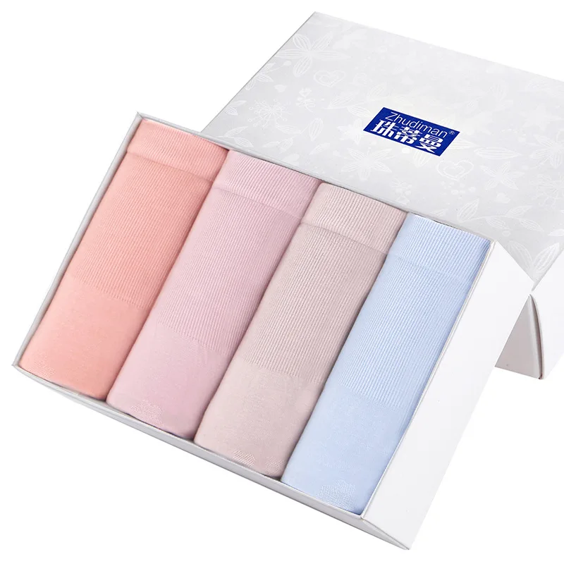 

Boxed 4 Article Seamless High-waisted Panties Solid Seemless Lace Underwear Modal Naked Ammonia Seamless Underwear