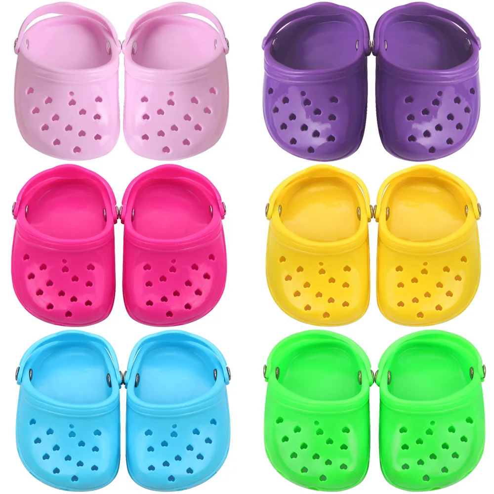 7 CM Shoes For 43cm Baby Doll Clothes Accessories And 18 Inch American Doll Girl's Toys Our Generation
