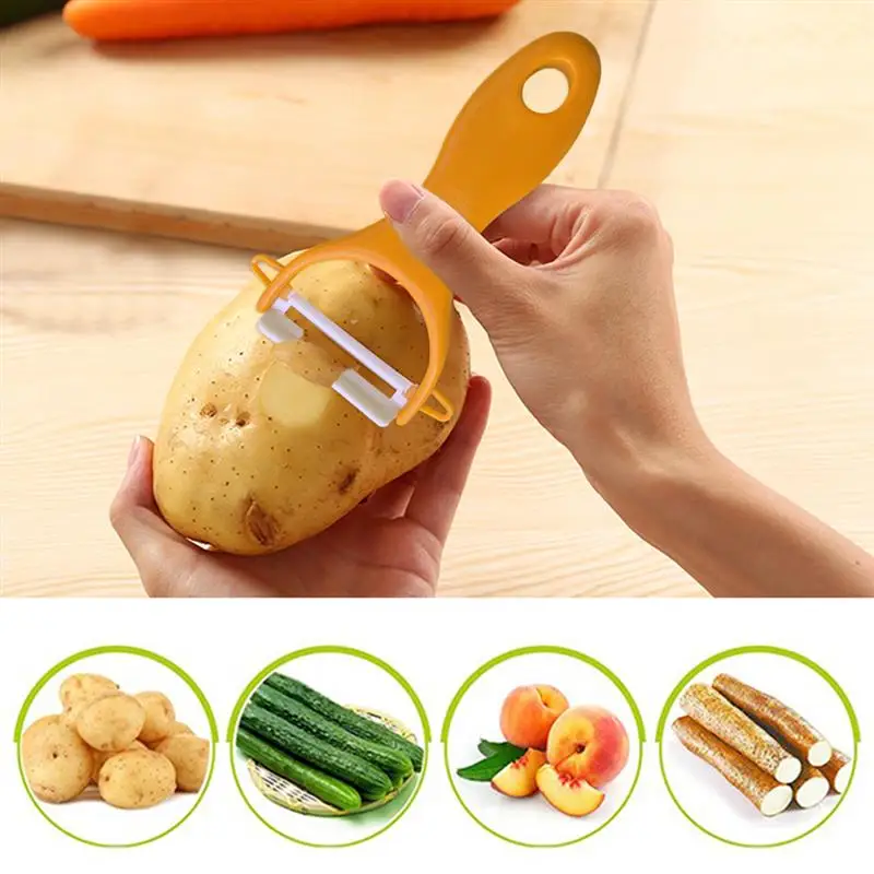 Household fruit and vegetable peeler stainless steel potato and carrot peeler portable manual peeler kitchen tool