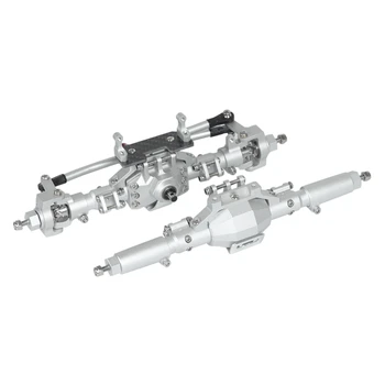 

Metal CNC Front Rear Axle RC Bridge Axle RC Spare Parts for Axial SCX10 II 90046 90047 RC Crawler Truck