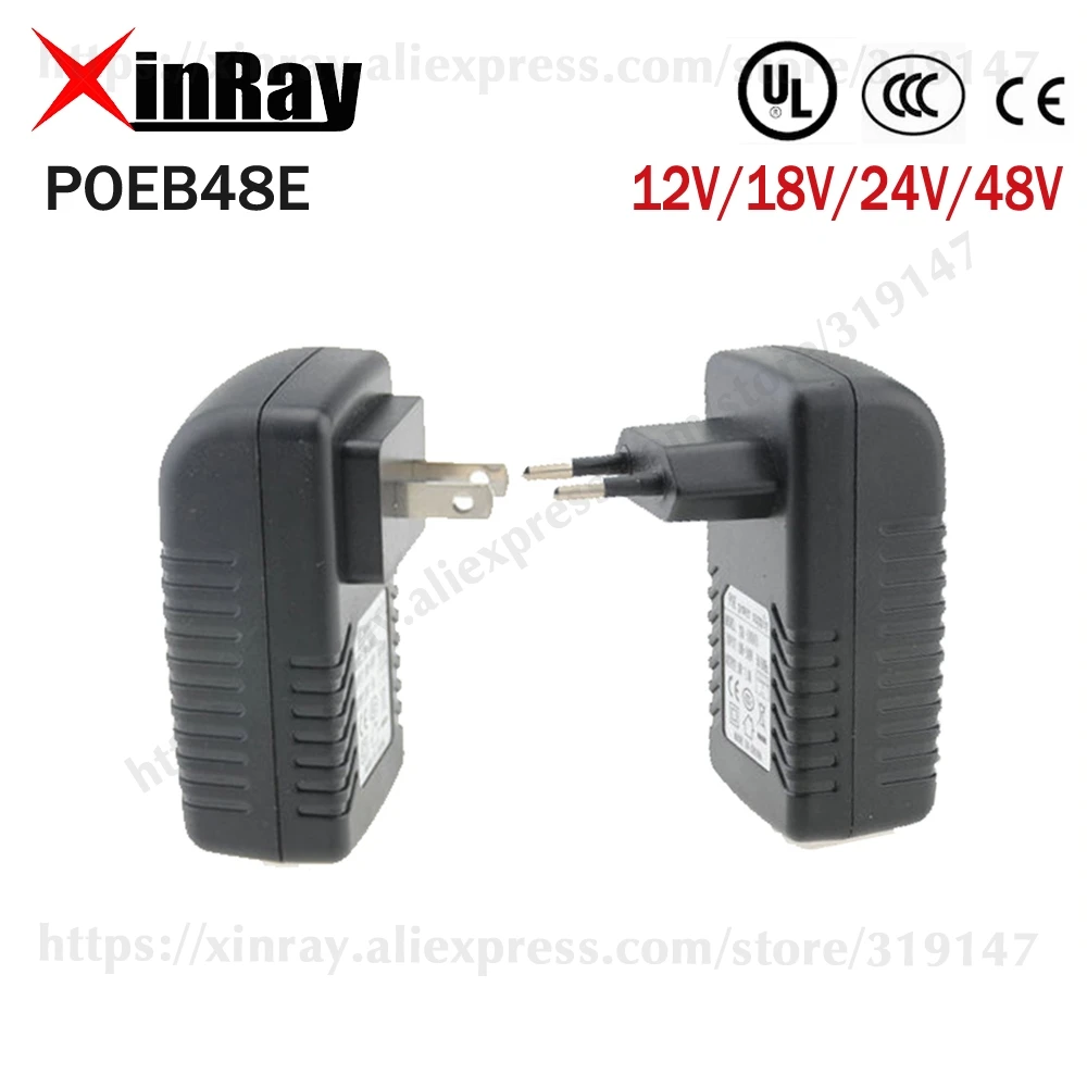  XinRay high Quality POE Injector for CCTV POE IP Camera Power Over Ethernet Injector DC Output POE  - 32281106279
