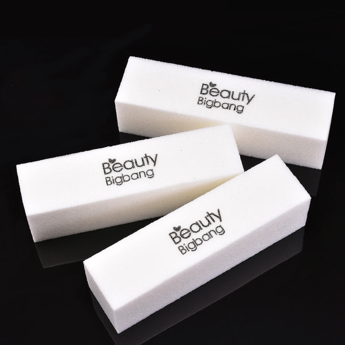 Белые буферы для ногтей Beautybigbang пилочка буферный блок УФ гель сделай сам маникюр